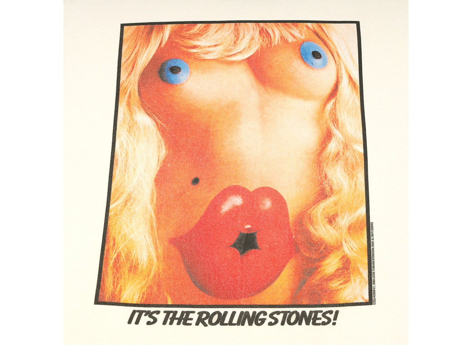 Saint Michael x The Rolling Stones Body T-Shirt in White - view 3
