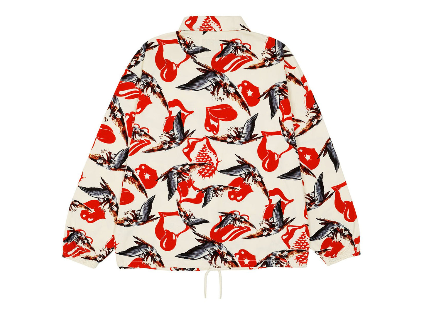 Saint Michael x The Rolling Stones Eagle Cotton Jacket in White - view 2