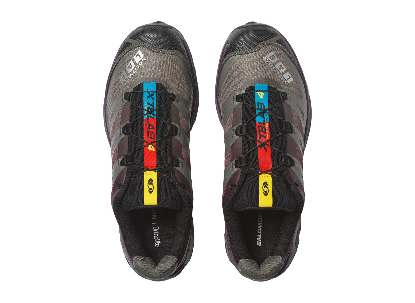 Salomon XT-4 OG L49217200 Black Grape Leaf Winter Bloom top view