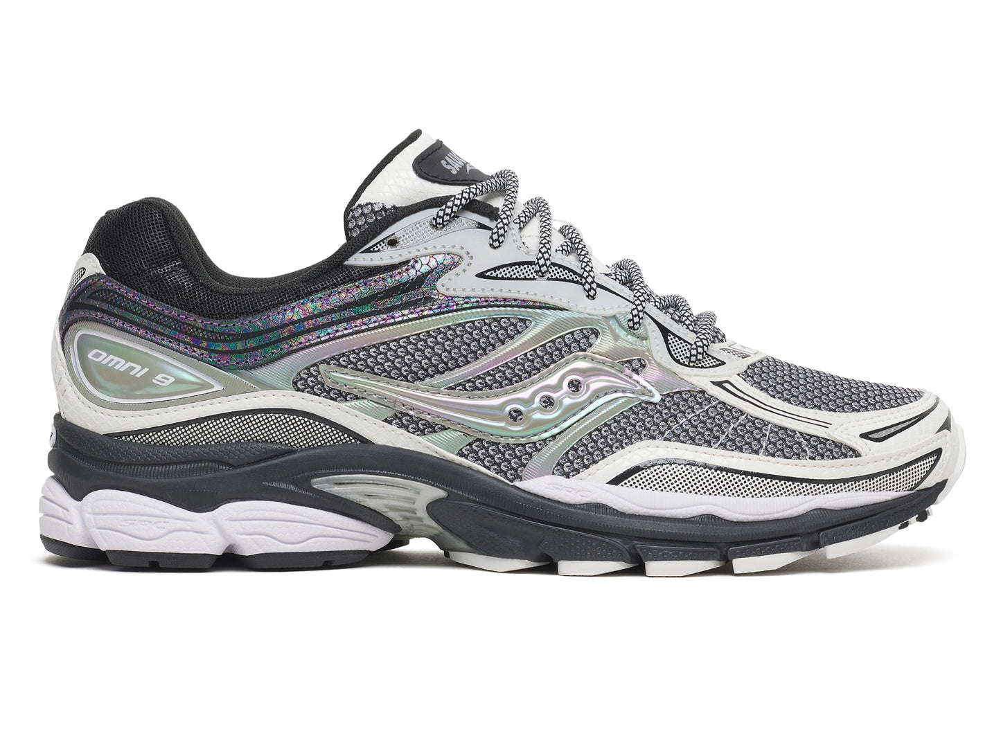 Men's Saucony ProGrid Omni 9 Glowa S101275-1004 White Glowa lateral side
