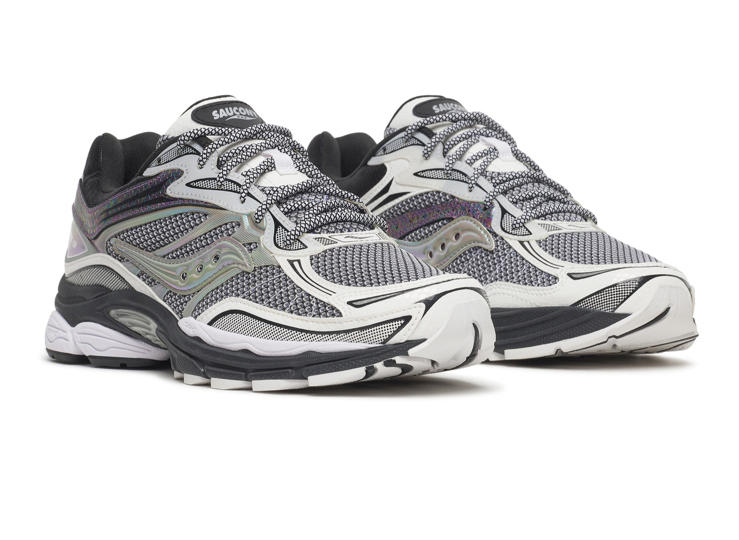 Men's Saucony ProGrid Omni 9 Glowa S101275-1004 White Glowa pair angle