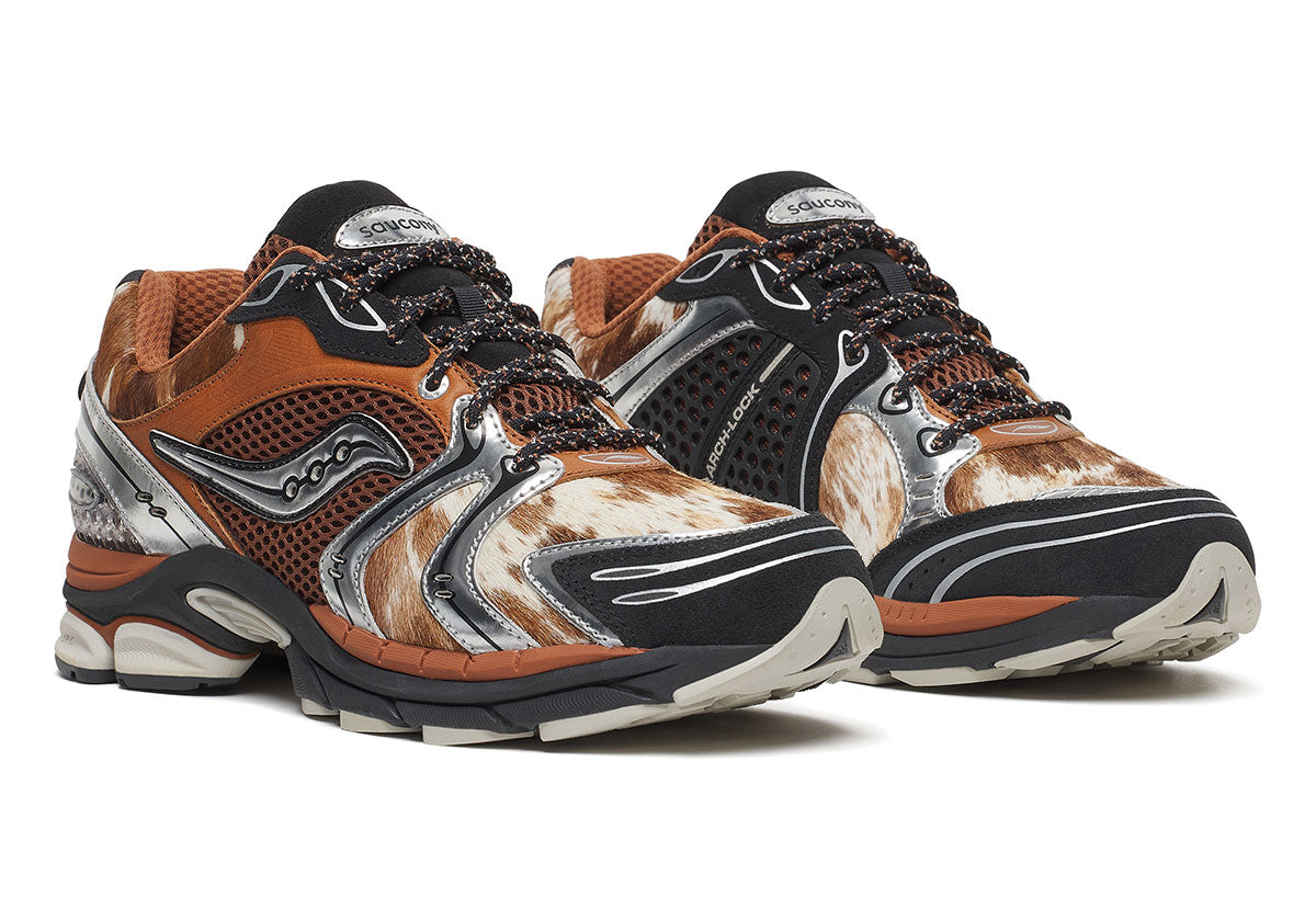 Saucony ProGrid Triumph 4 Space Cowboy in Brown Silver