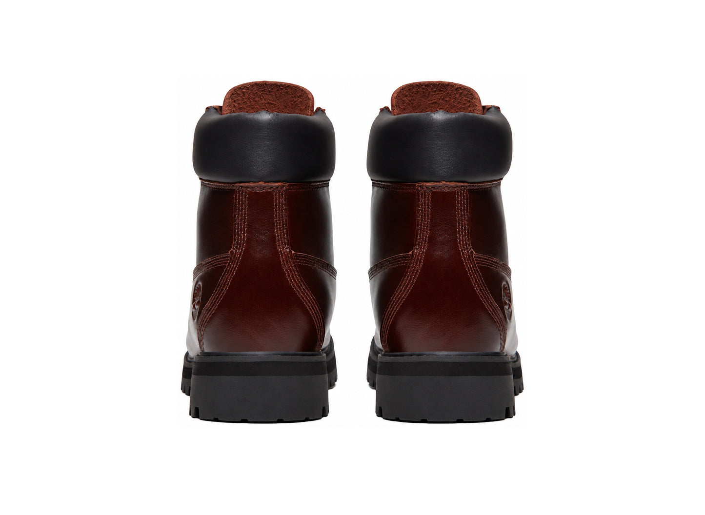 Timberland TB0A29U2EIW1 burgundy boot — heels view