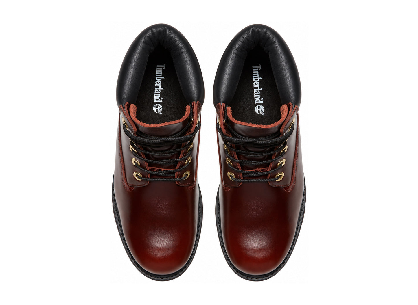 Timberland TB0A29U2EIW1 burgundy boot — top view
