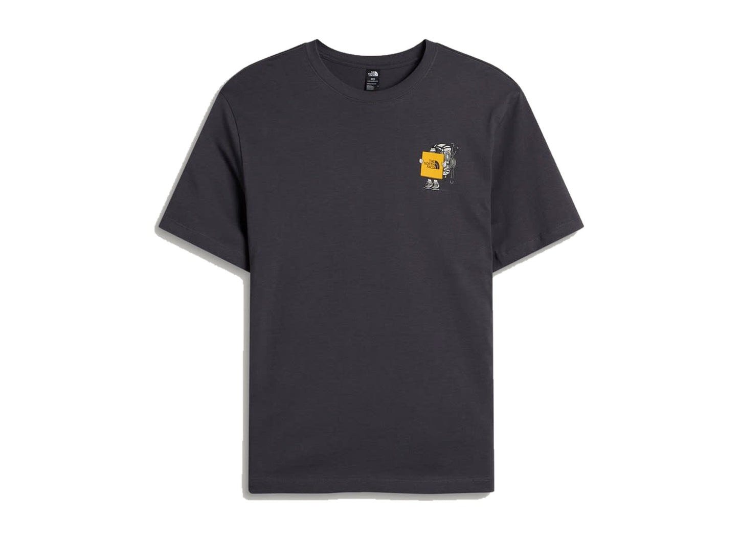 The North Face Gear Up Get Out Relaxed Tee - Graphic in Anthracite Gray