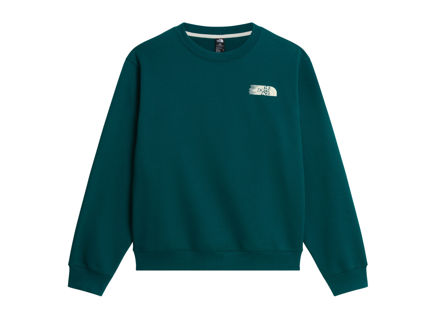 The North Face Retro Trail Relaxed Crew - Graphic in Pacific Teal