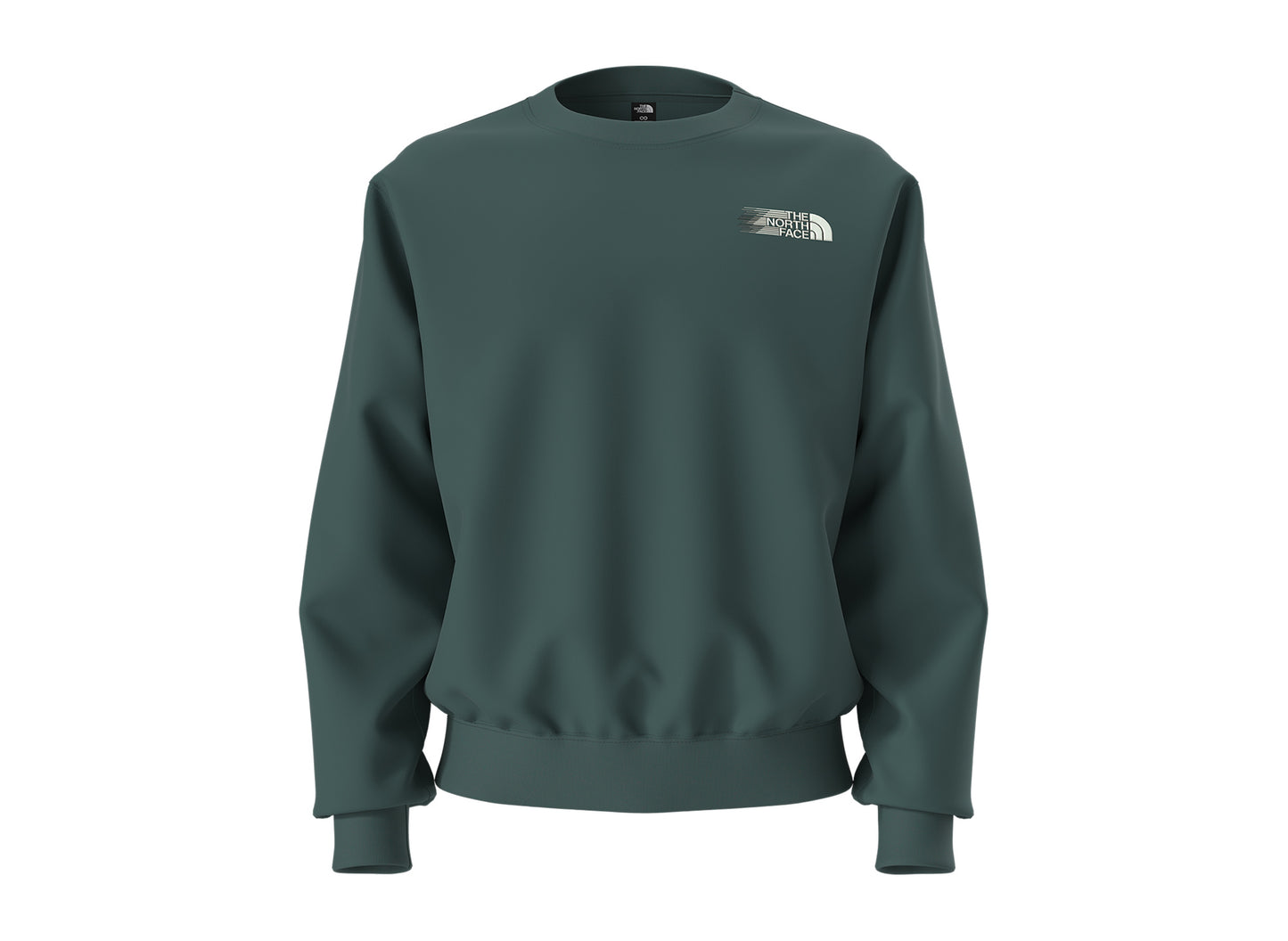 The North Face Retro Trail Relaxed Crew - Graphic in Pacific Teal