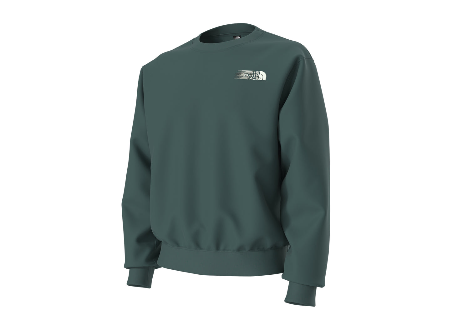 The North Face Retro Trail Relaxed Crew - Graphic in Pacific Teal
