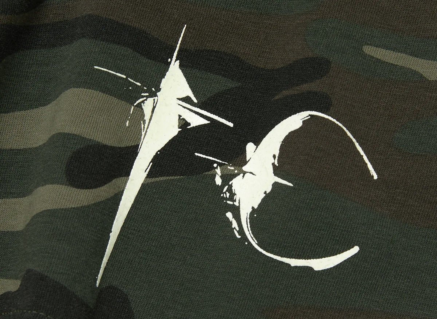 Thug Club Camo Glow In The Dark SMD Boxers logo detail