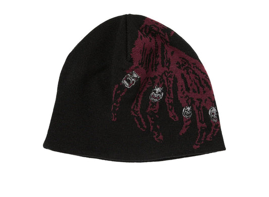Thug Club TC Bone Cross Beanie in Black