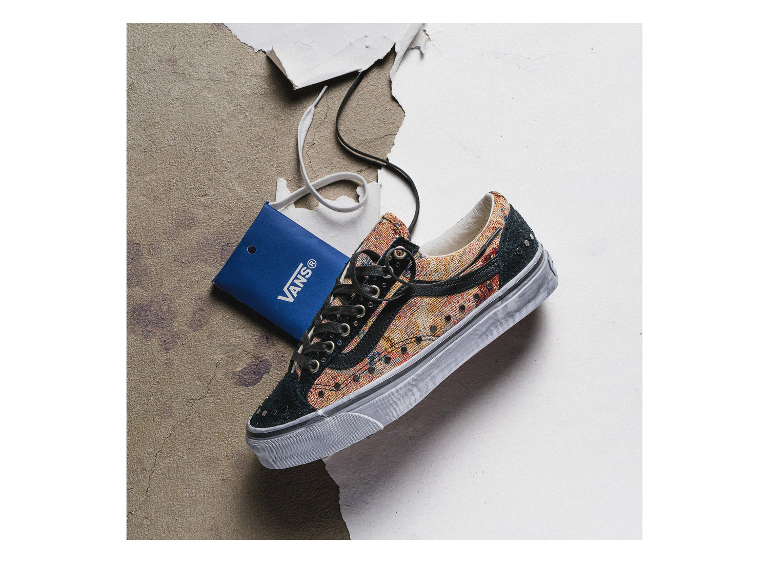 Vans LX Old Skool 36 Floral Rivets Black Multi lifestyle view