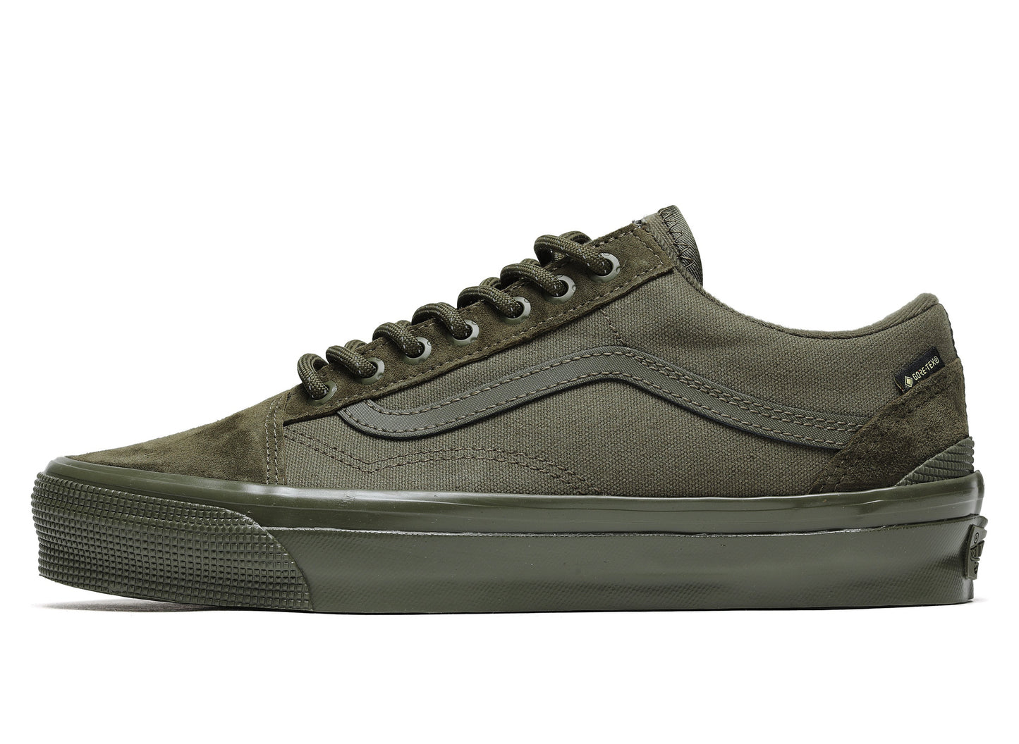 Vans LX Old Skool GTX Mossy Olive lateral view
