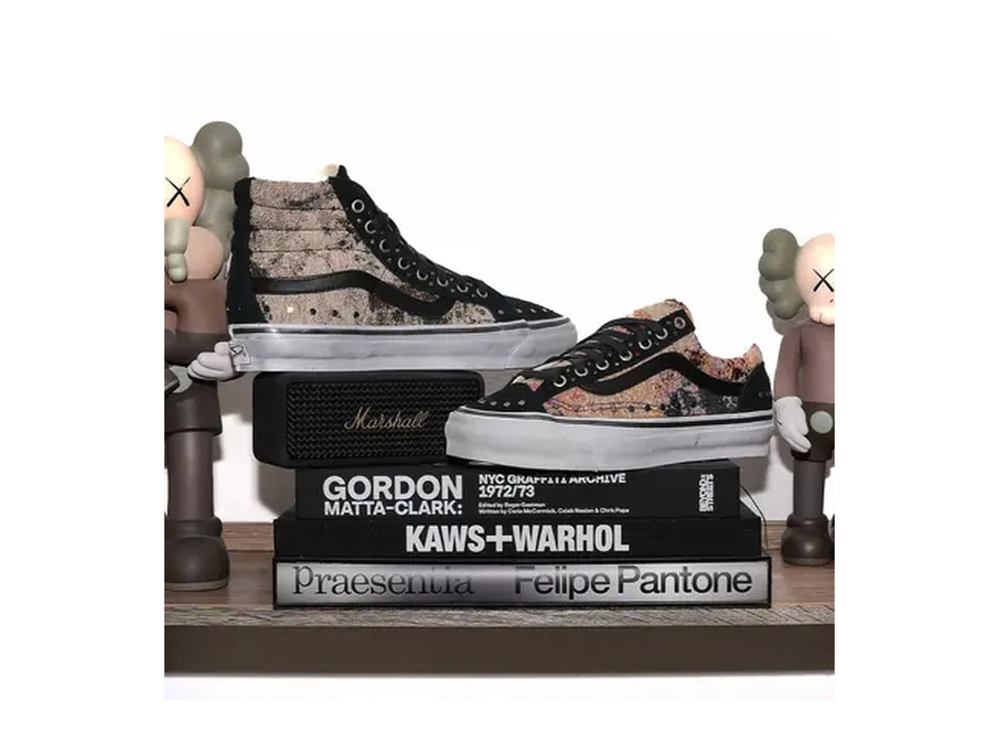 Vans LX SK8-Hi Reissue 38 Floral Rivets Black Multi pair view