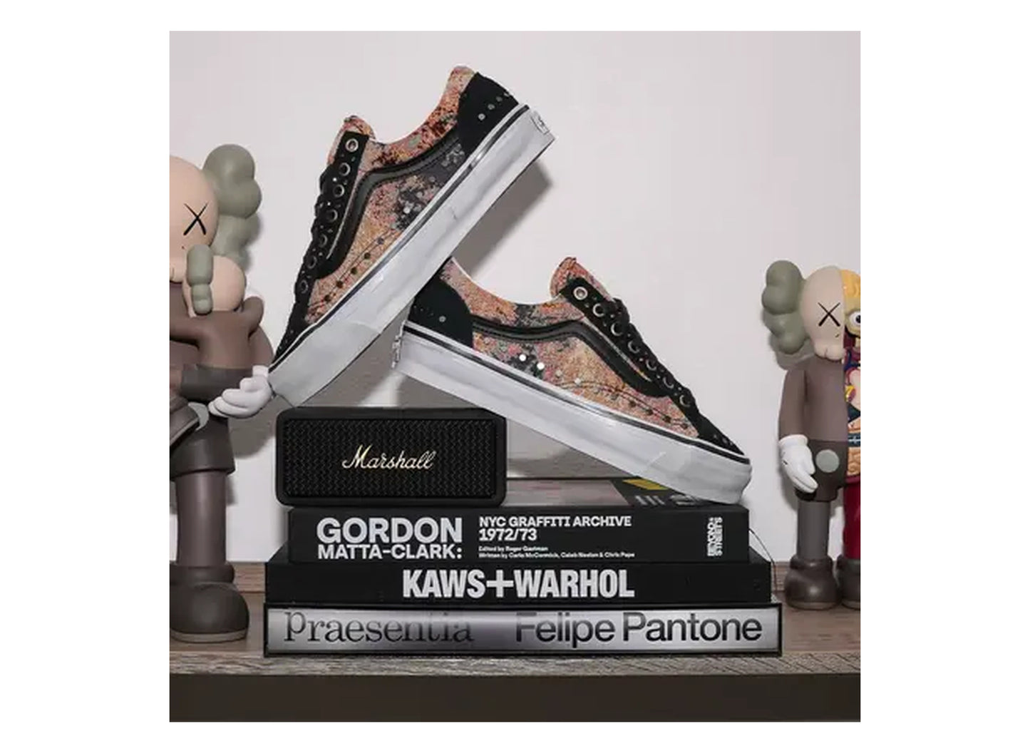 Vans LX SK8-Hi Reissue 38 Floral Rivets Black Multi alternate pair view