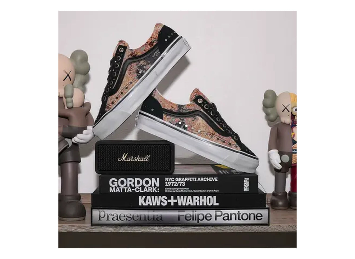 Vans LX SK8-Hi Reissue 38 Floral Rivets Black Multi alternate pair view