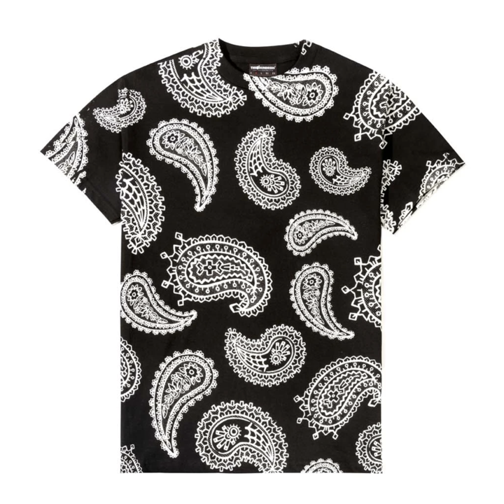 The Hundreds x Joshua Vides Paisley T-Shirt in Black