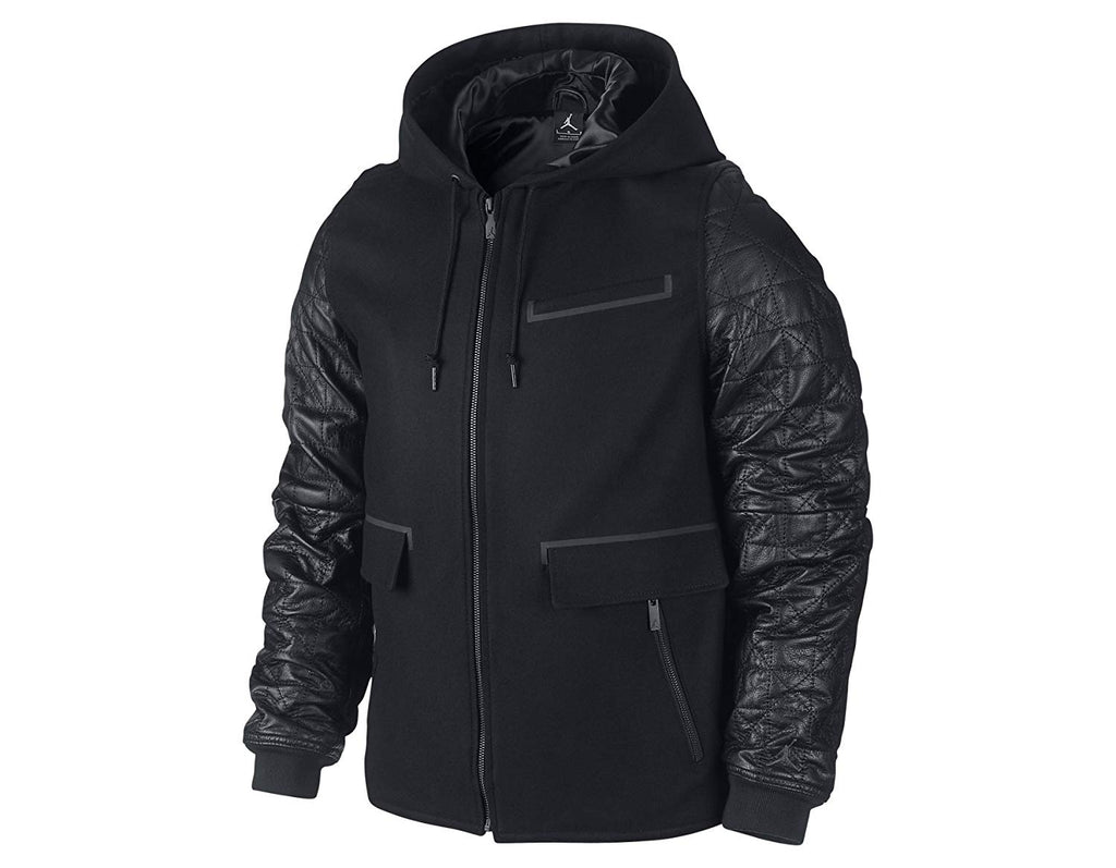 Jordan AJ Leather Letterman Jacket