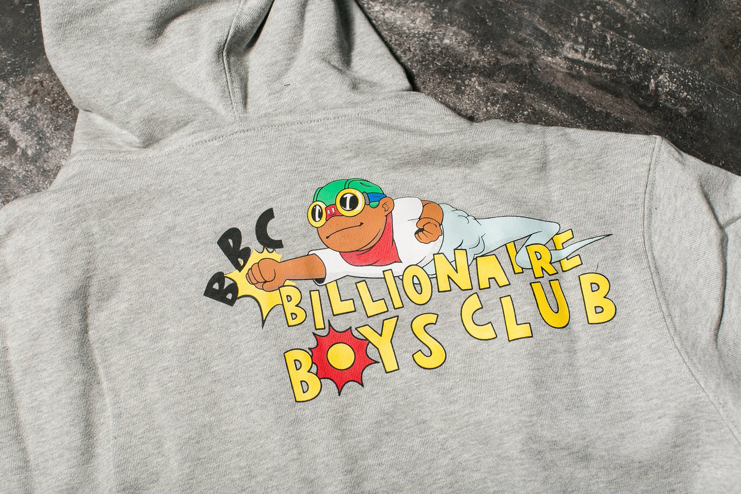 BILLIONAIRE BOYS CLUB KNOCKOUT ZIP UP HOODIE x HEBRU