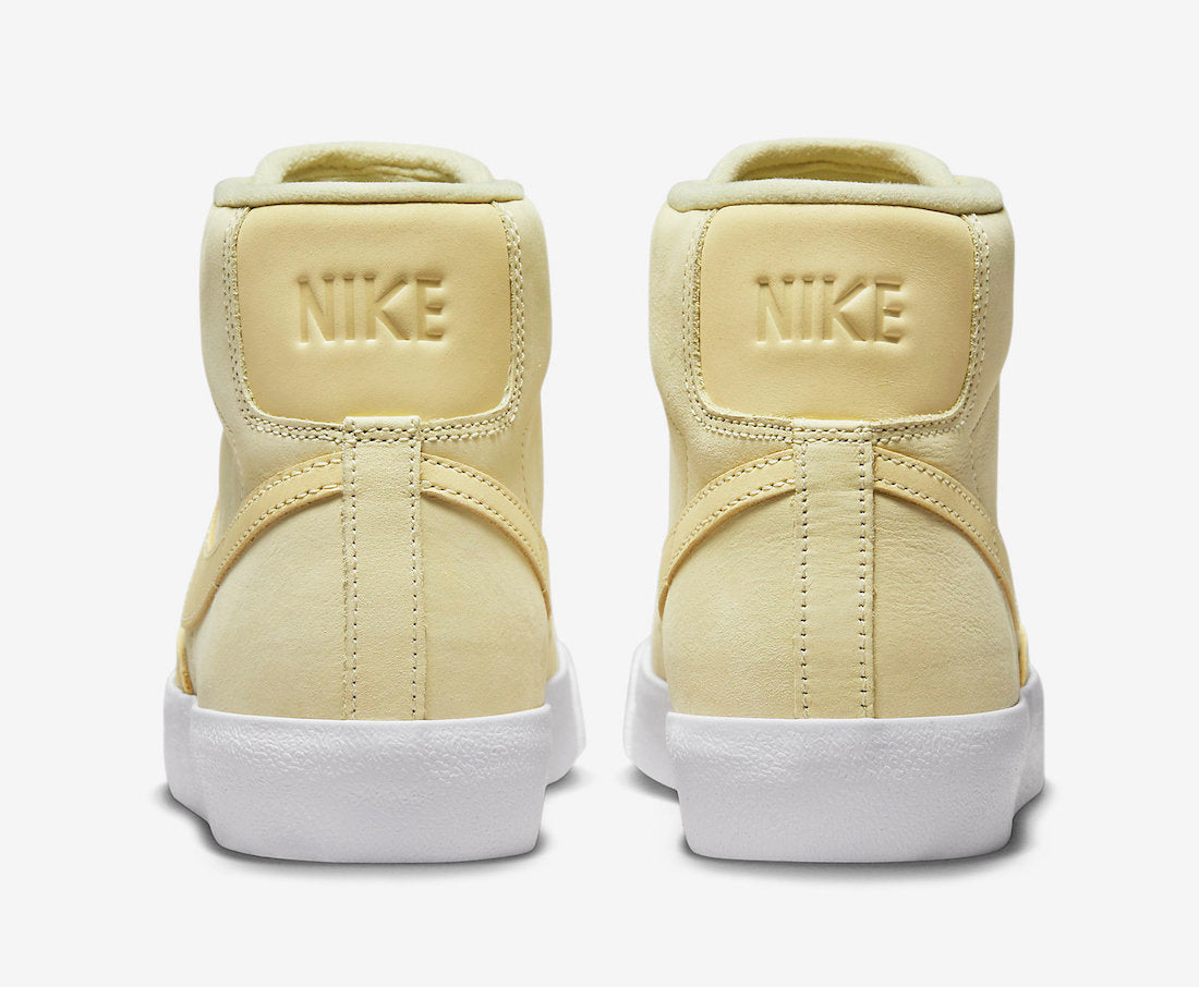 nike blazer mid 77 bicycle yellow womens Nike Blazer Mid Premium Alabaster/White Women's Shoes, Size: 5.5
