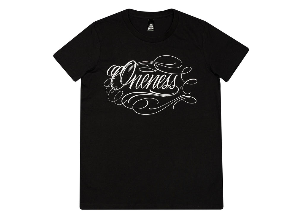 Women's Oneness Script Logo Tee 'Black'