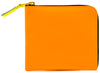 Comme des Garçon Super Fluo Wallet in Orange/Pink