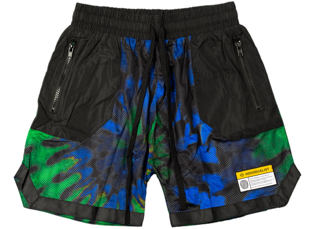 INDVLST Tie Dye Mesh Shorts