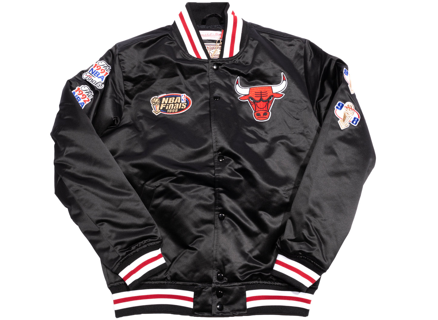 Starter Nba Chicago Bulls Satin Bomber Jacket