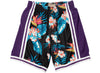 MITCHELL & NESS NBA FLORAL SHORTS lakers