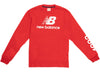 New Balance Made in USA Heritage L/S Tee RED