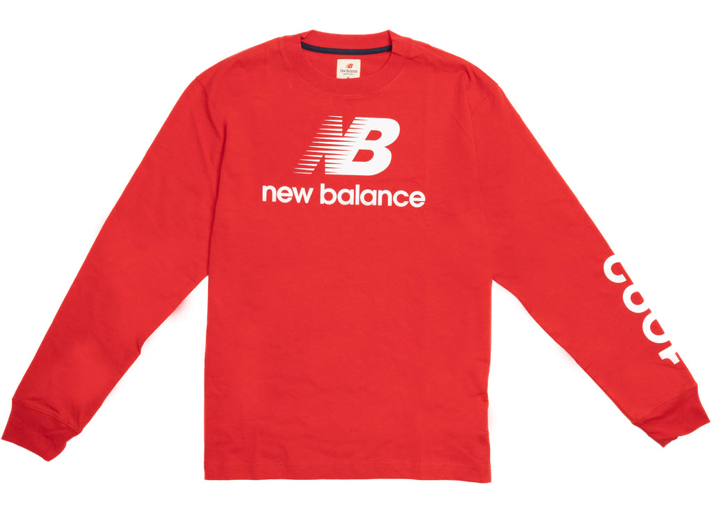 New Balance Made in USA Heritage L/S Tee RED