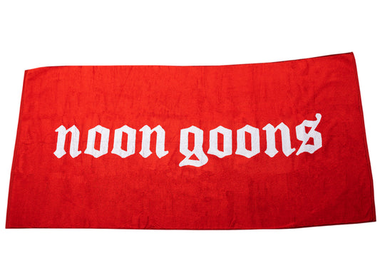 Noon Goons OE Beach Towel in Red