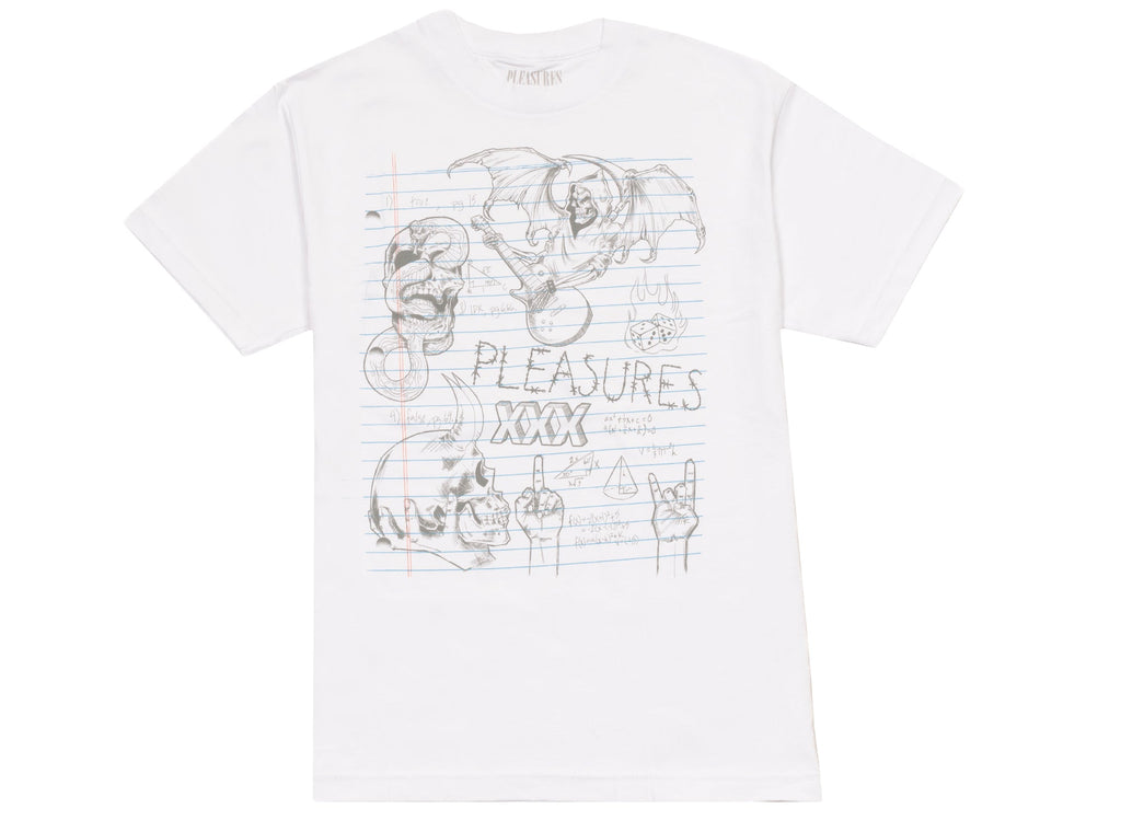 Pleasures Homework Tee in White