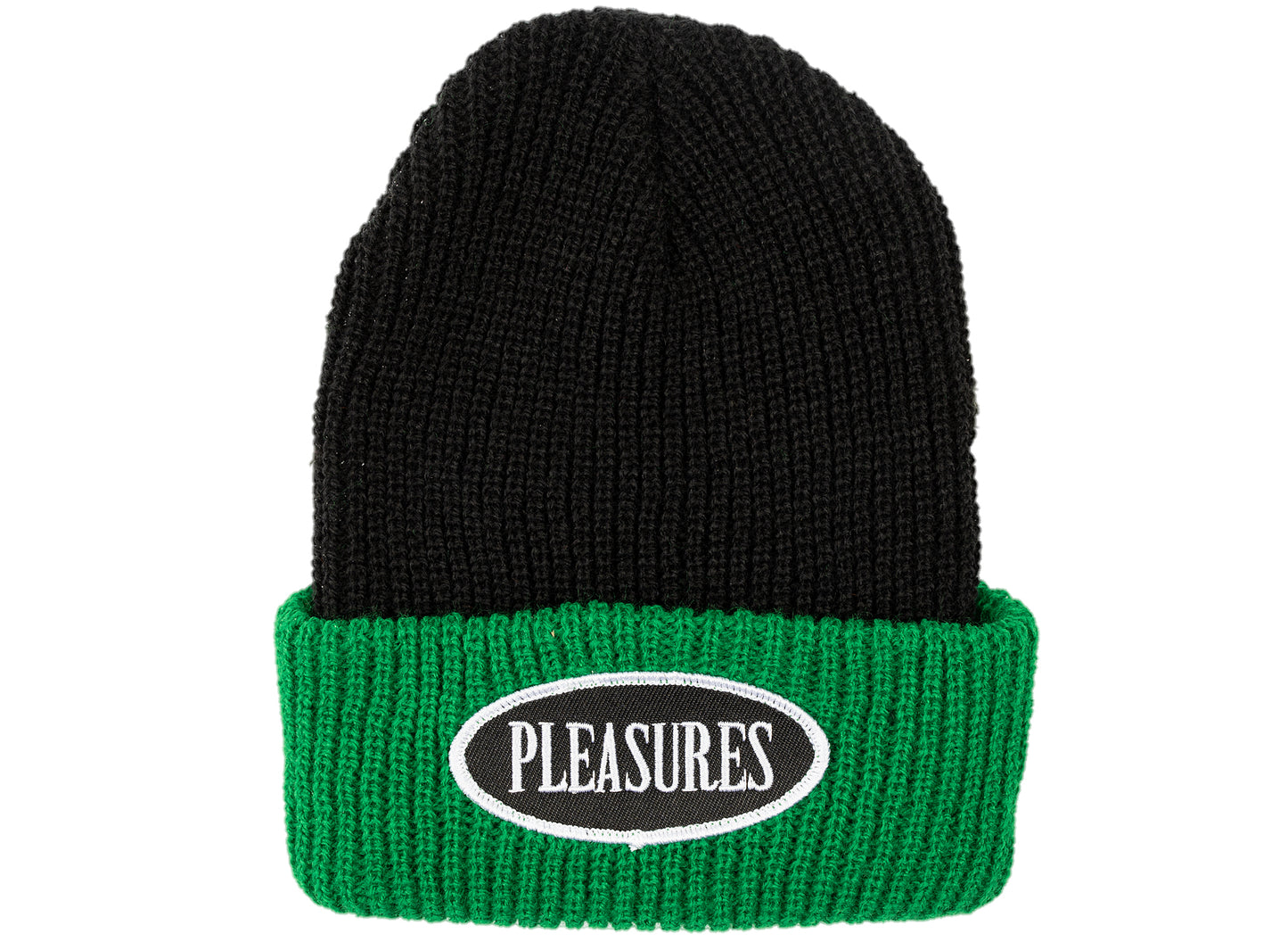 Pleasures Logo Two Tone Beanie