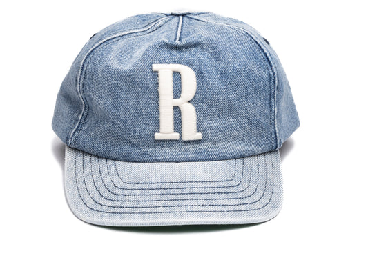 Rhude R Logo Light Denim Hat