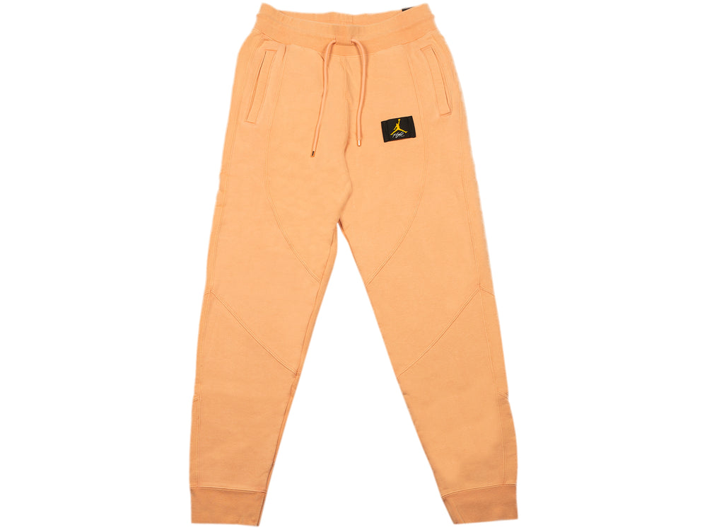 Women's Jordan Flight Fleece Trousers in Apricot