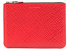 Comme des Garçon Embossed Roots Wallet in Red