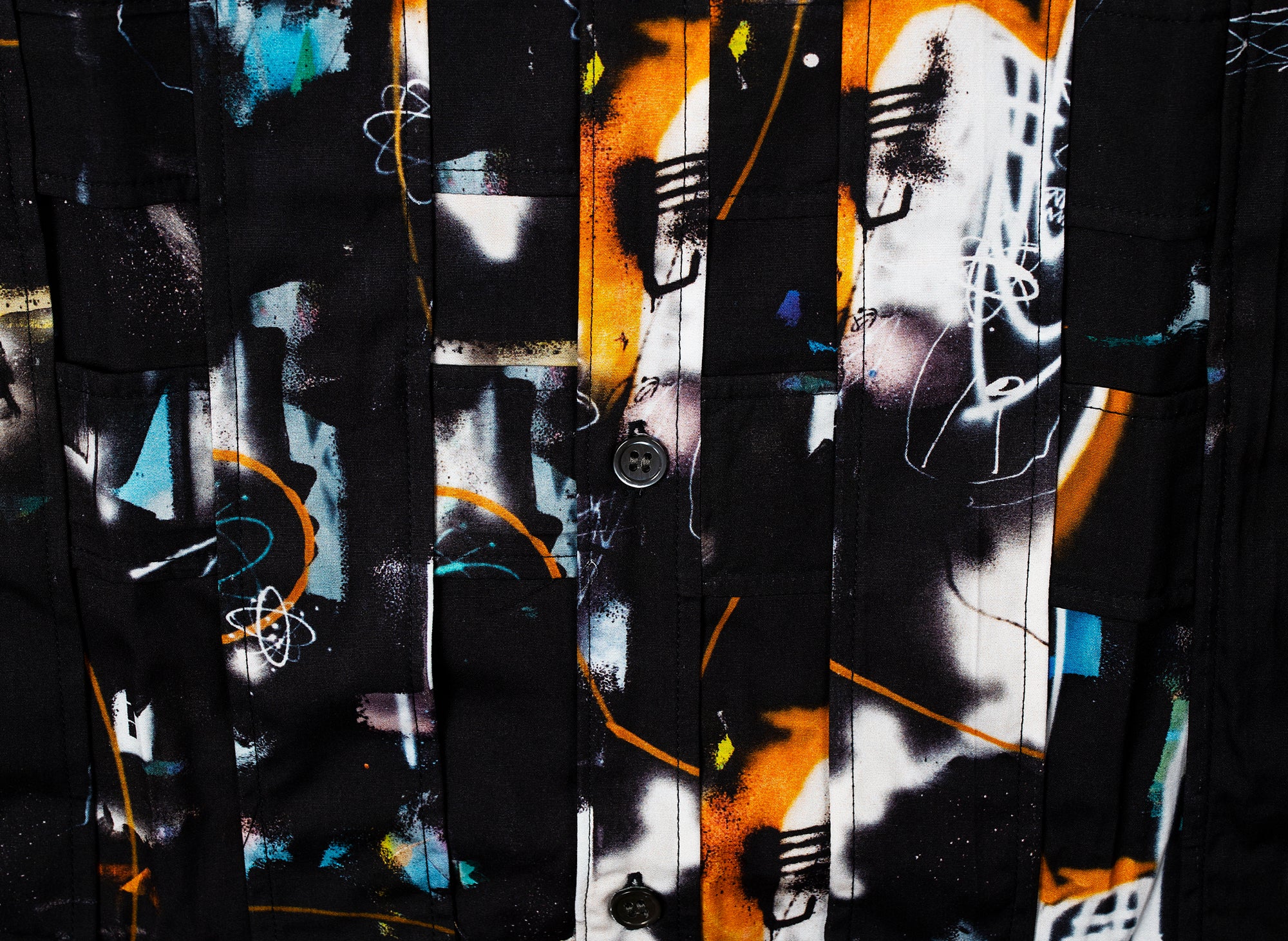 Comme des Garçons SHIRT x Futura Button-Up in Black – Oneness Boutique