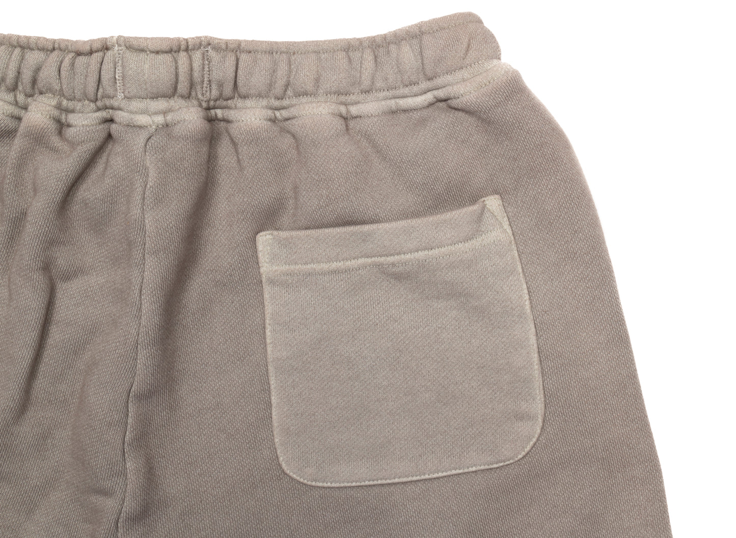 Honor the Gift Embroidered Studio Shorts in Grey