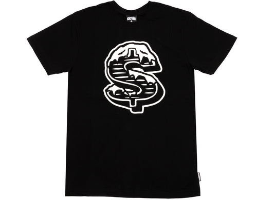 Ice Cream Dollar S/S Tee in Black