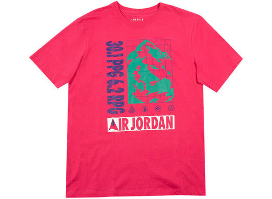Jordan Mountainside Utility Tee in Pink