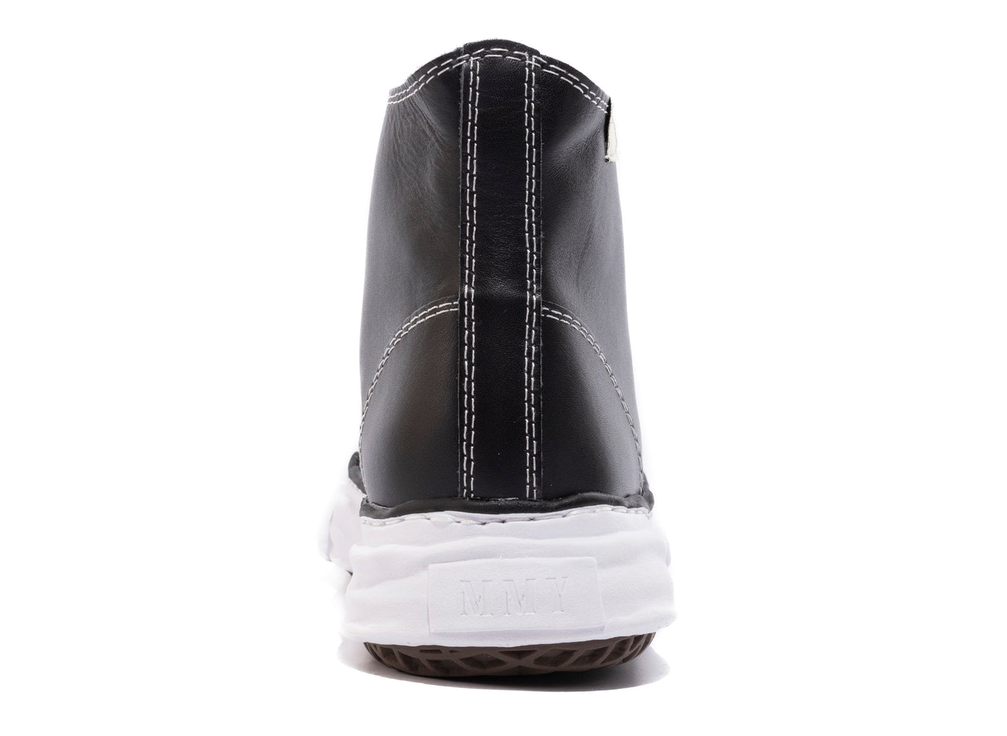 Maison Mihara Yasuhiro High Top Lace Up Sneaker in Black