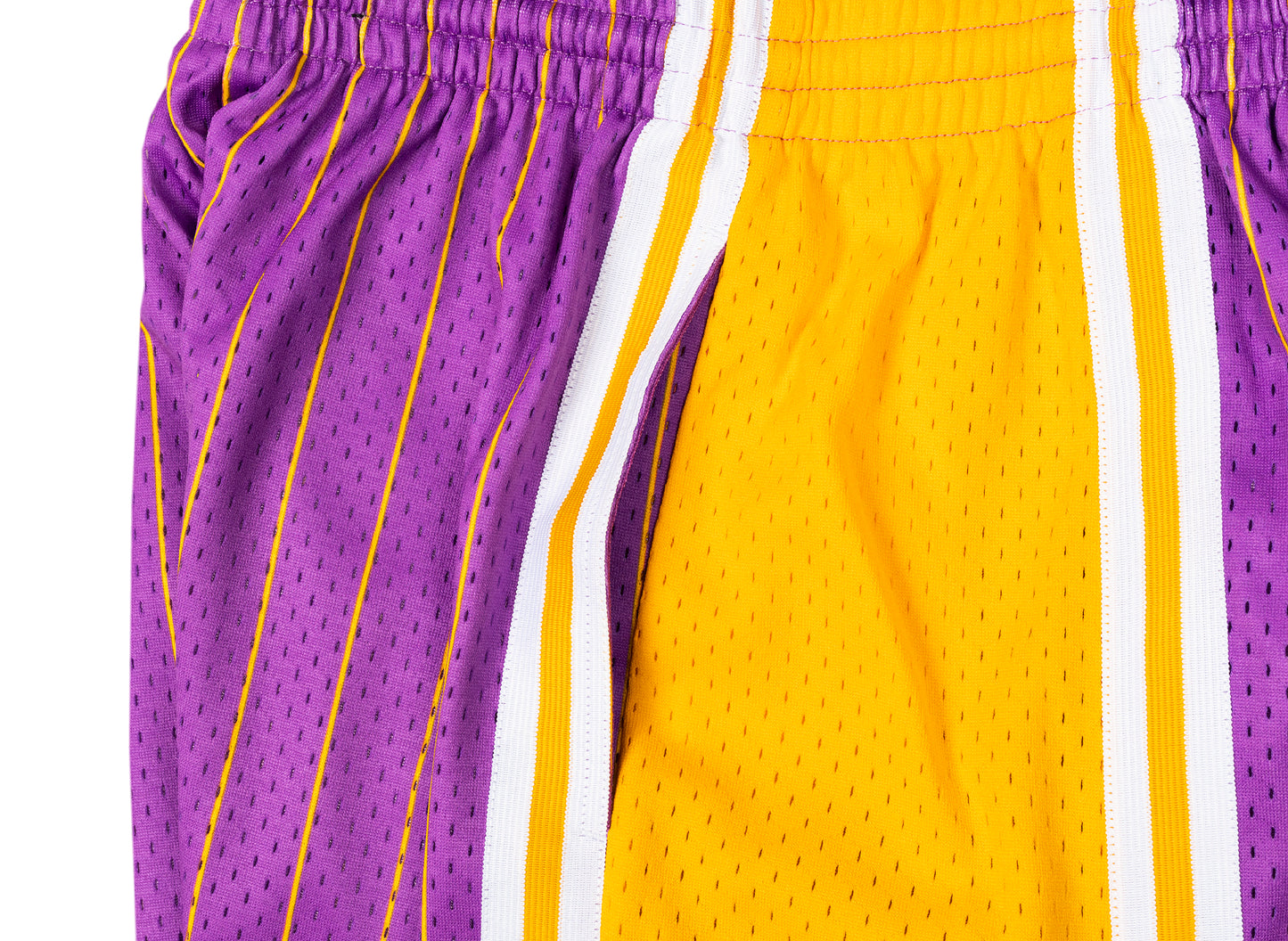 Mitchell & Ness LA Lakers Neon World Swingman Shorts