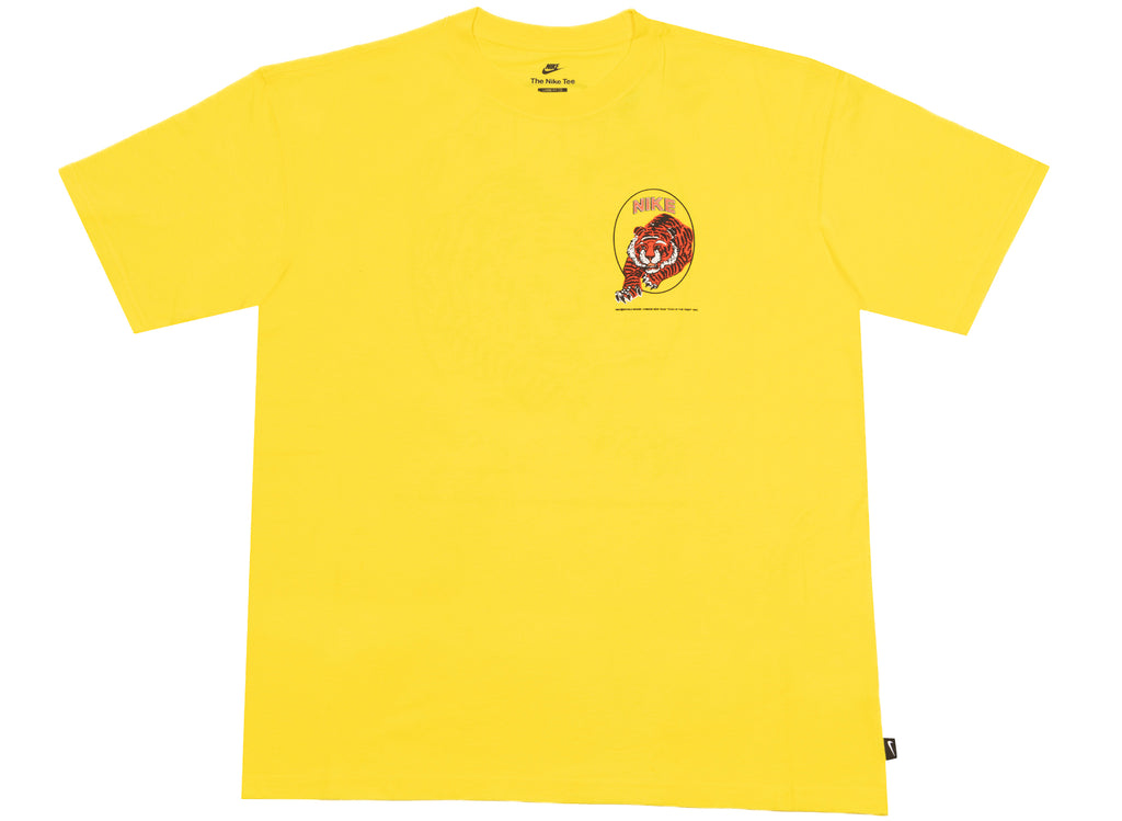 Nike NRG Tiger Tee in Yellow