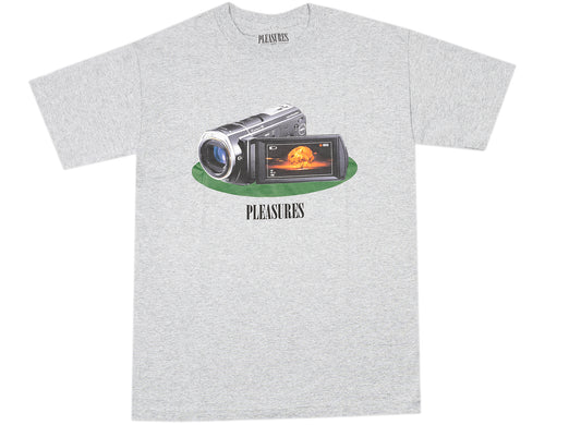 Pleasures Recording T-Shirt in Grey