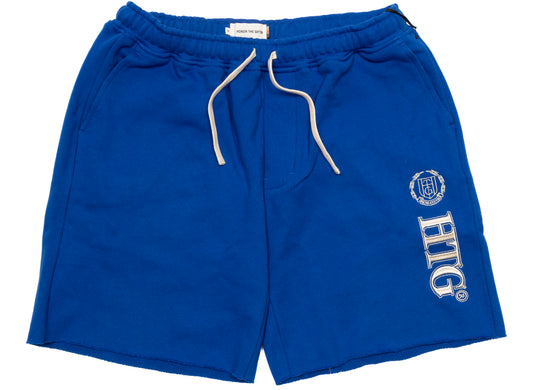 Honor the Gift Embroidered Studio Shorts in Navy