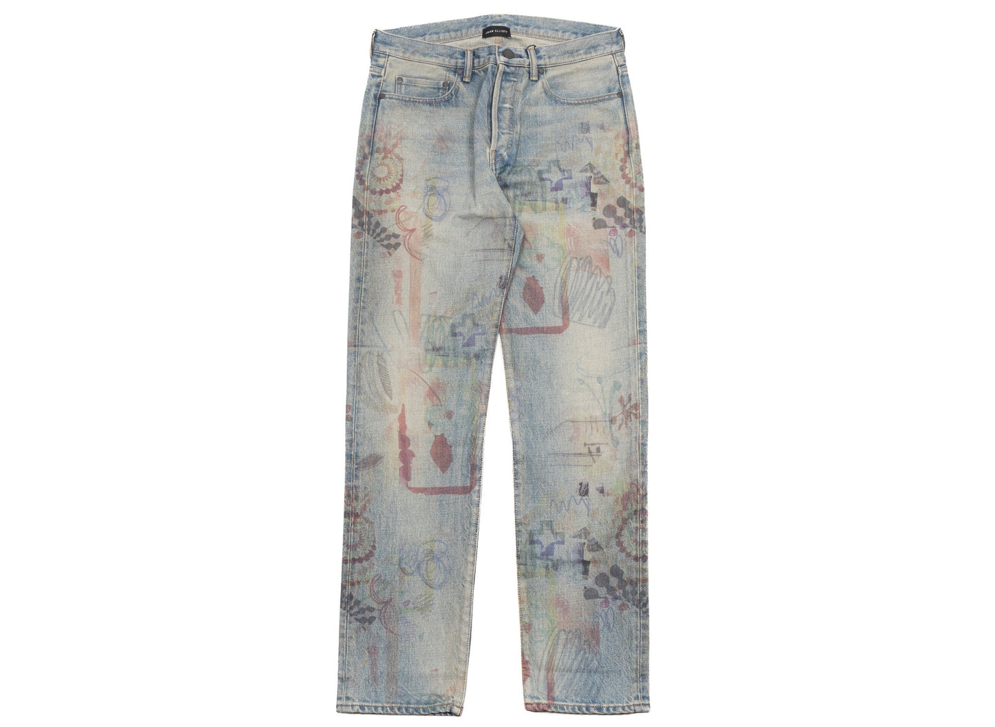 John Elliott The Daze 2 Scribble Jeans