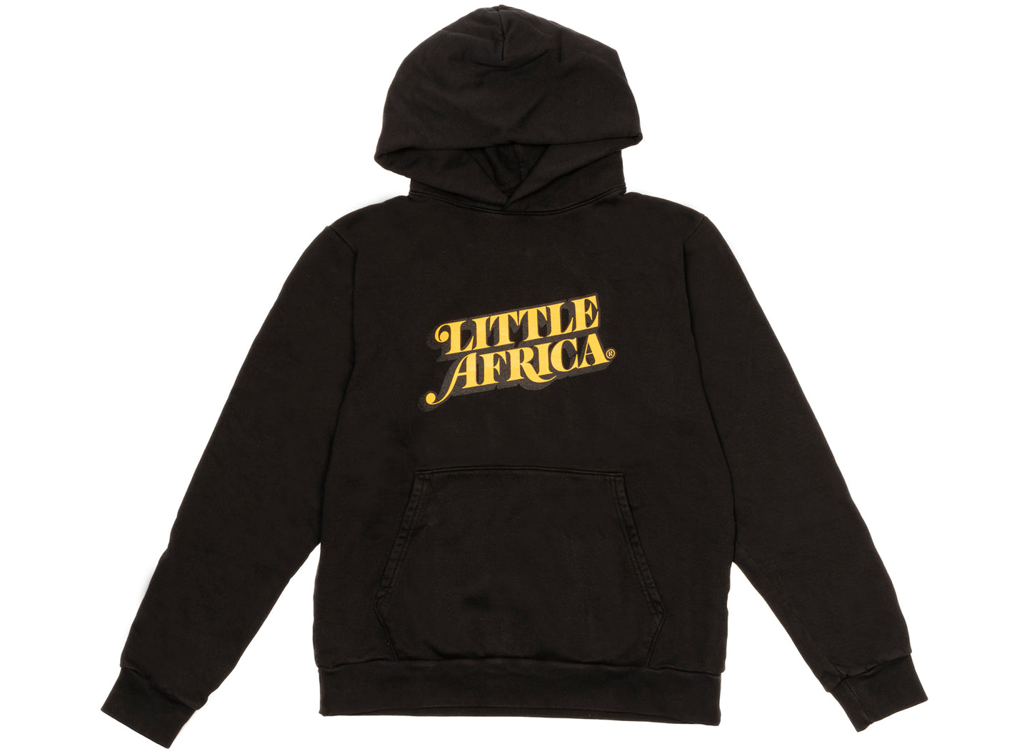 Little Africa Trademark Logo Hoodie in Black