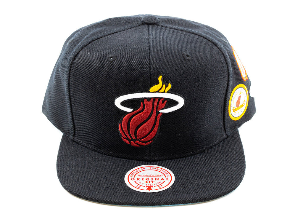 Mitchell & Ness Blue Under Finals Snapback HWC Miami Heat