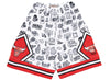 Mitchell & Ness NBA 1997 Bulls Doodle Swingman Shorts
