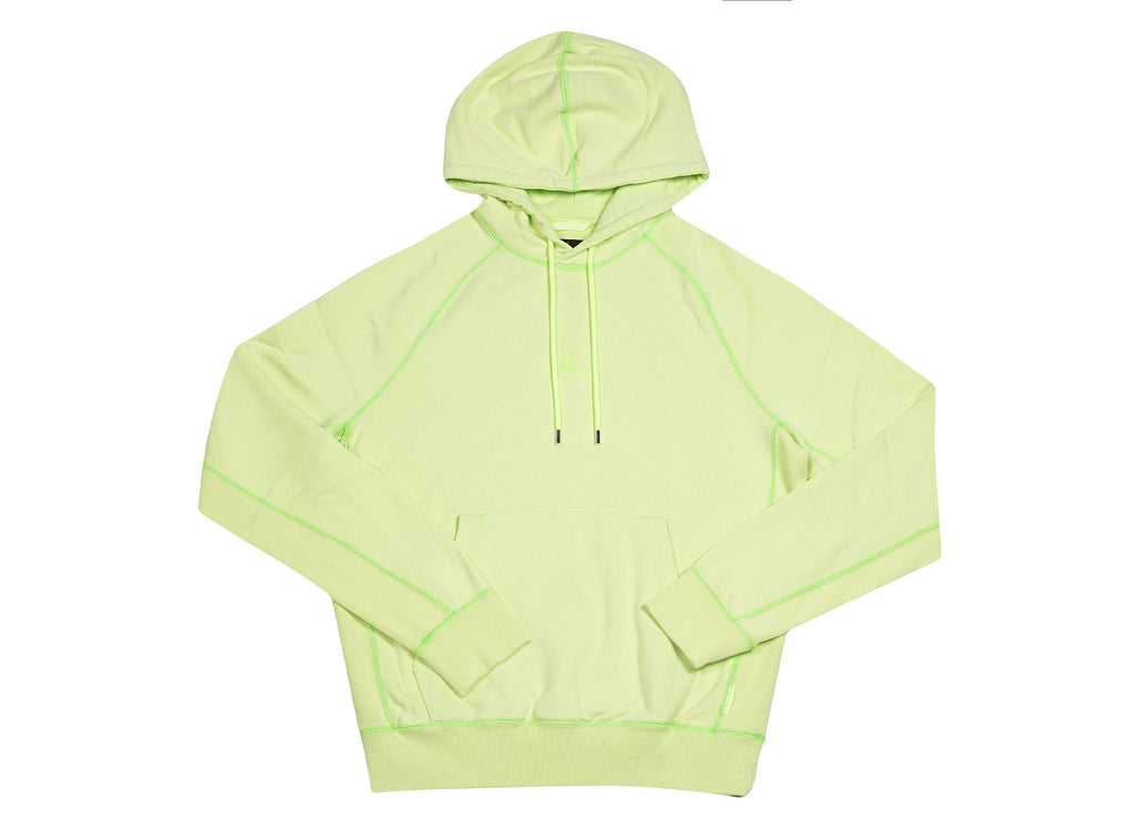 MJ Washed Wings Fleece Pullover Hoodie 'Ghost Green'
